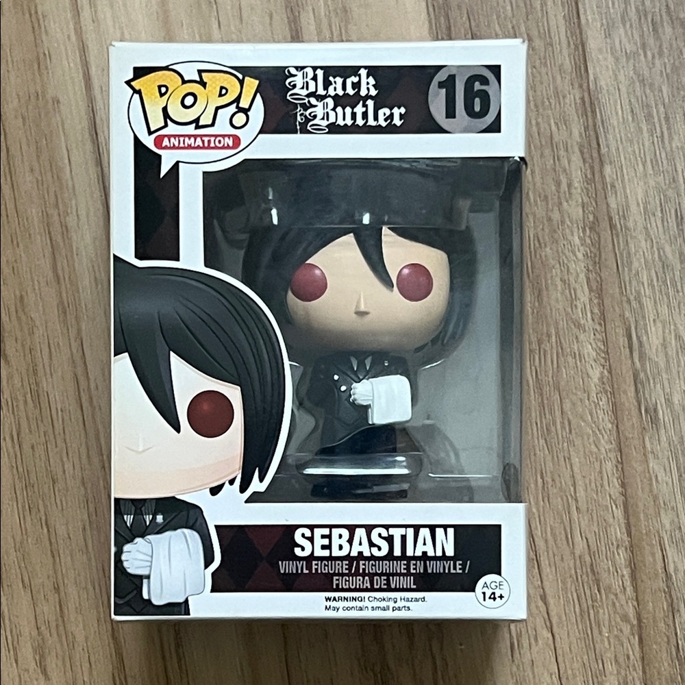 Funko POP! Animation Black Butler 16 Sebastian Vinyl Figure